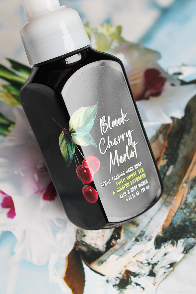 Black cherry Merlot pěnové mýdlo